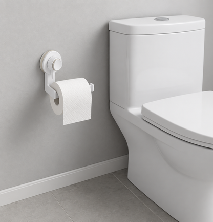 Vacuum Toilet Paper Holder