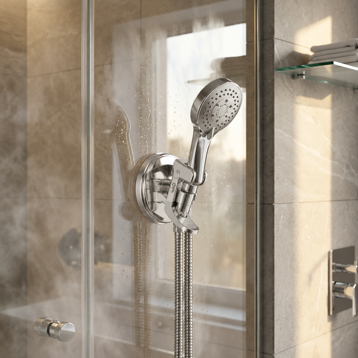 Vacuum Shower Holder