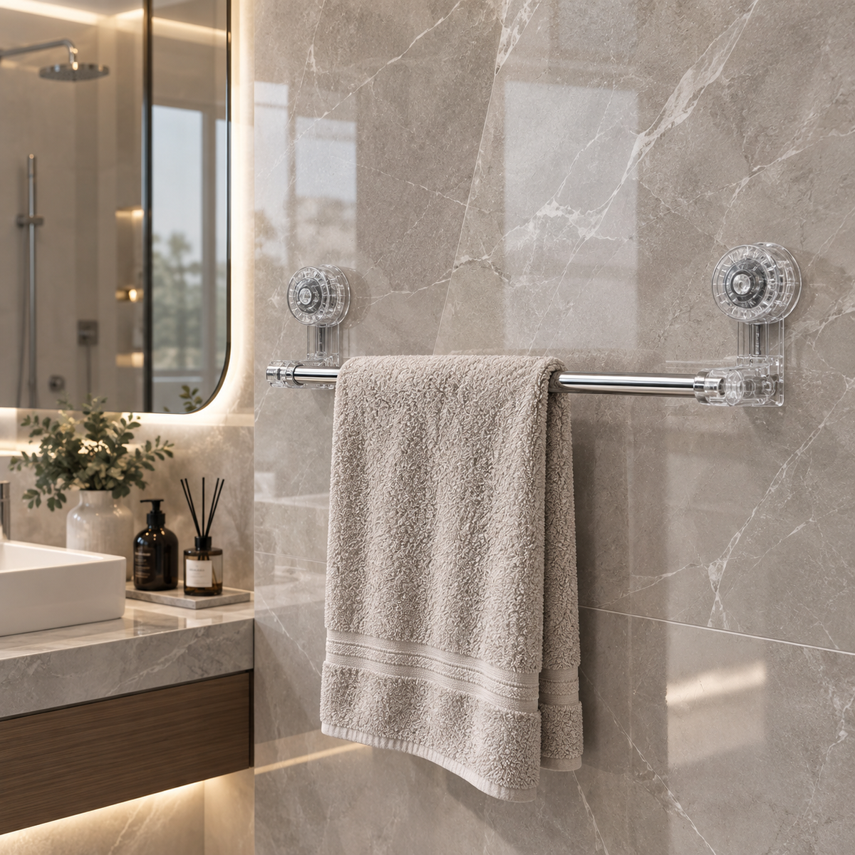 Vacuum Towel Bar